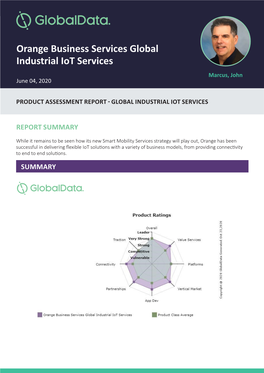 Orange Business Services Global Industrial Iot Services Marcus, John June 04, 2020