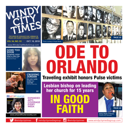 Traveling Exhibit Honors Pulse Victims Jordan Is a ‘Cool Kid.’ Photo by Crystal Shin Lesbian Bishop on Leading 22 Her Church for 15 Years