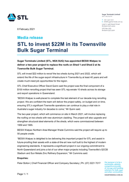 Townsville Bulk Sugar Terminal