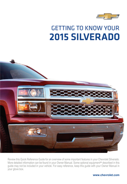 Get to Know Your Silverado