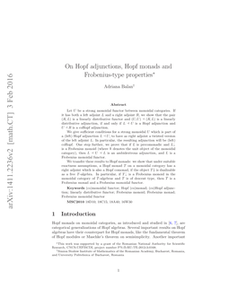 On Hopf Adjunctions, Hopf Monads and Frobenius-Type Properties