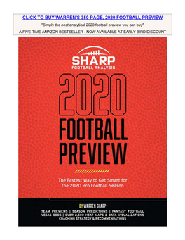 Buy Warren's 350-Page, 2020 Football Preview