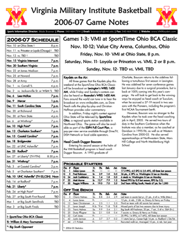 06-07 BKB Game Notes.Qxp