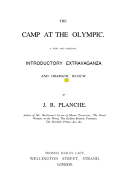 Camp at the Olympic