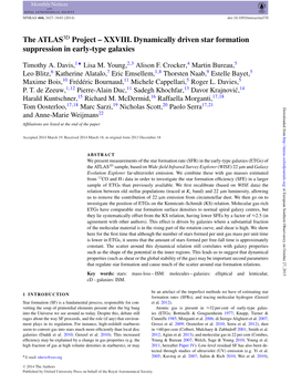 The ATLAS3D Project – XXVIII. Dynamically Driven Star Formation Suppression in Early-Type Galaxies