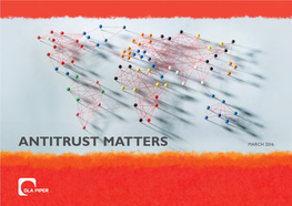 Antitrust Matters March 2016 Editorial