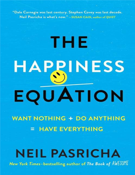 The Happiness Equation