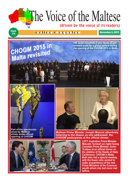 CHOGM 2015 in Malta Revisited