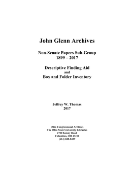 John Glenn Archives