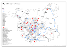 Map 4. Hierarchy of Centres WETHERBY