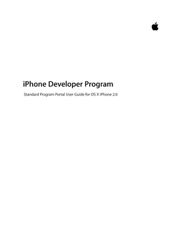 Iphone Developer Program User Guide