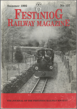 Ffestiniog Railway Society & Erewash Valley