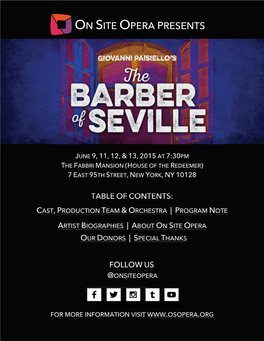 Barber Program