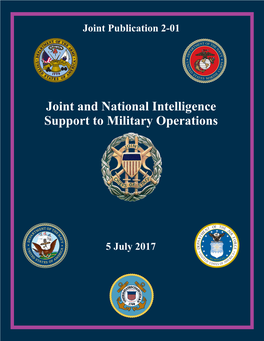 Joint and National Intelligence Support to Military Operations