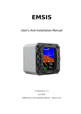 EMSIS User's and Installation Manual – Version 2.14 Contact Information