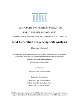 Next-Generation Sequencing Data Analysis