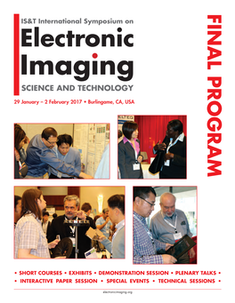 Electronic Imaging 2017 Program