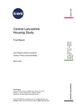 Central Lancashire Housing Study