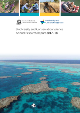Biodiversity and Conservation Science Annual Research Report 2017–18 Acknowledgements
