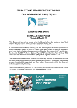 (Ldp) 2032 Evidence Base Evb 17 Coastal Development