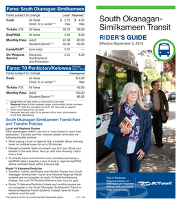 South Okanagan- Similkameen Transit