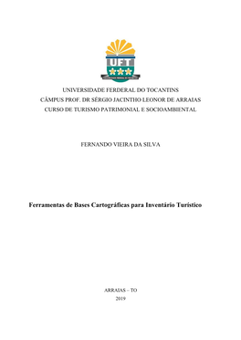 Ferramentas De Bases Cartográficas Para Inventário Turístico