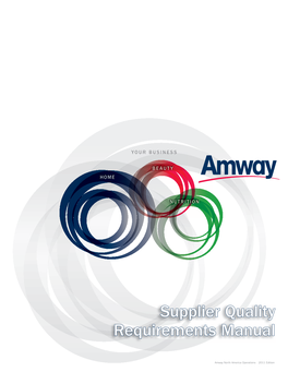 Supplier Quality Requirements Manual