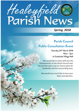 Healeyfield Parish News Spring 2018