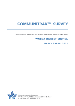 Communitrak Survey Report 2021