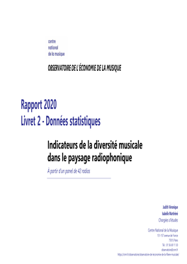 Rapport 2020 Livret 2