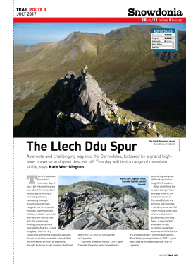 The Llech Ddu Spur: Secret Snowdonia at Its Best