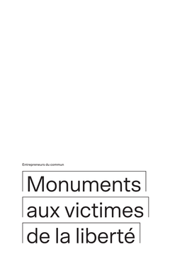 Monuments Aux Victimes De La Liberté