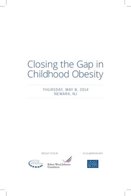 Closing-The-Gap-In-Childhood-Obesity-2014.Pdf