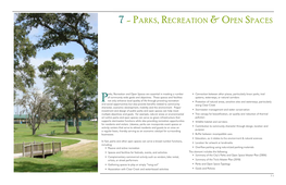 7 - Parks, Recreation & Open Spaces