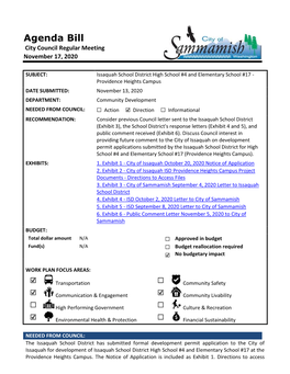 Issaquah School District High School #4 and Elementary School #17