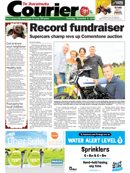 Te Awamutu Courier Thursday, December 6, 2018