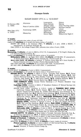 Tattersalls Catalogue Page