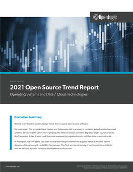 2021 Open Source Trend Report Operating Systems and Data / Cloud Technologies