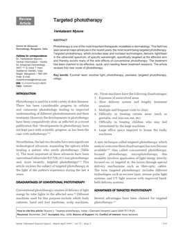 Targeted Phototherapy