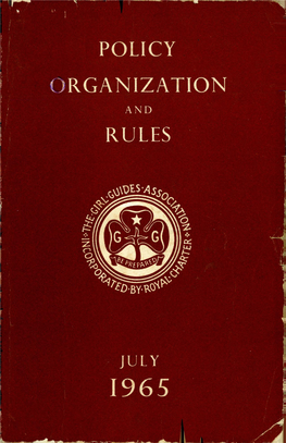 Policy Organization Rules