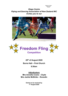 Freedom Fling Competition