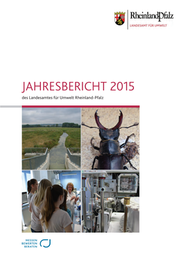 Jahresbericht 2015 Des Landesamtes Für Umwelt Rheinland-Pfalz
