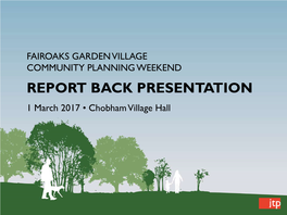 CPW Report Back Presentation