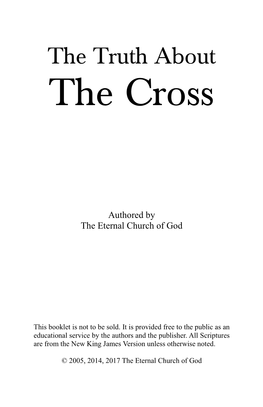 The Truth About the Cross