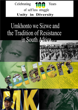 Umkhontowesizweand Thetraditionofresistance