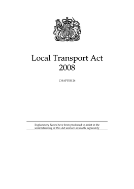 Local Transport Act 2008