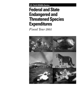 Federal and State Endangered and Threatened Species Expenditures Fiscal Year 2001