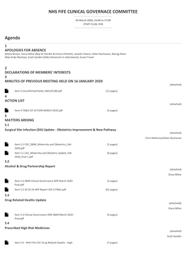 Clinical Governance Committee Papers 040320