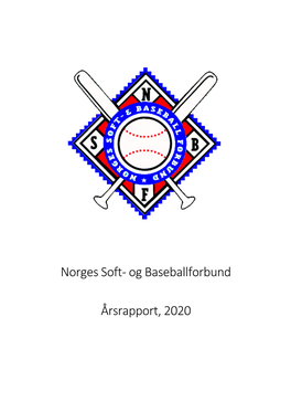 Norges Soft- Og Baseballforbund Årsrapport, 2020