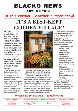 Blacko News It's a Best-Kept Golden Village!